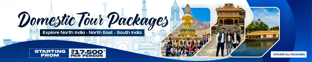 Domestic tour packages — North, North East & South India